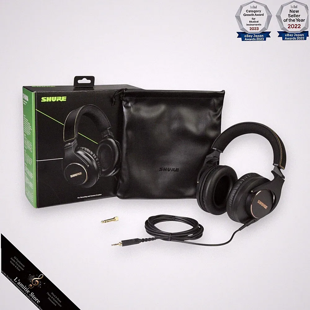SHURE Sure Professional Studios Kopfhörer gekapselt Typ SRH840A schwarz Japan