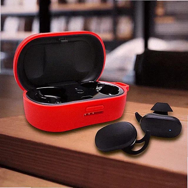 Silikon Hülle Für Earbuds Rot Schutzhülle Case
