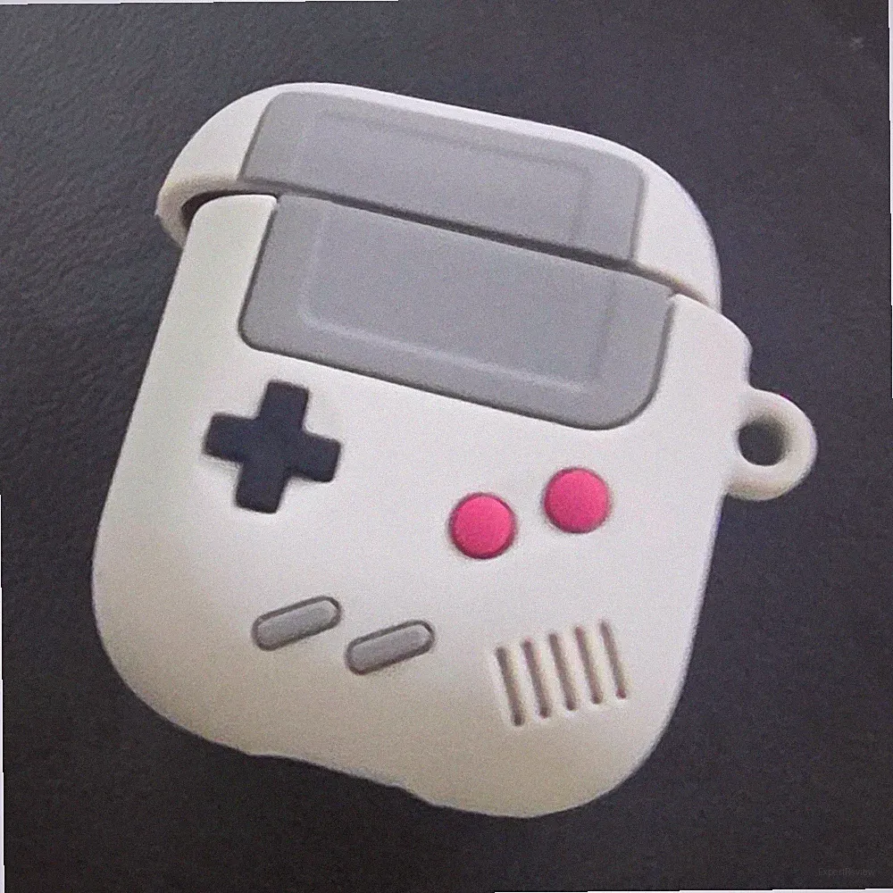 Silikon Schutzhülle Retro Gaming Gameboy-Design Kopfhörer Tasche für Apple