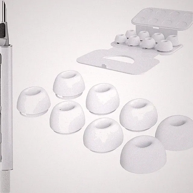 Silikontips Ear Tips für AirPods Pro 2 Ohrstöpsel Aufsätze Reinigungskit