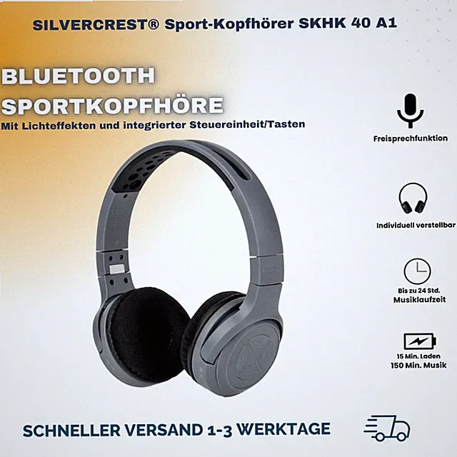 SILVERCREST Sport-Kopfhörer SKHK 40 A1