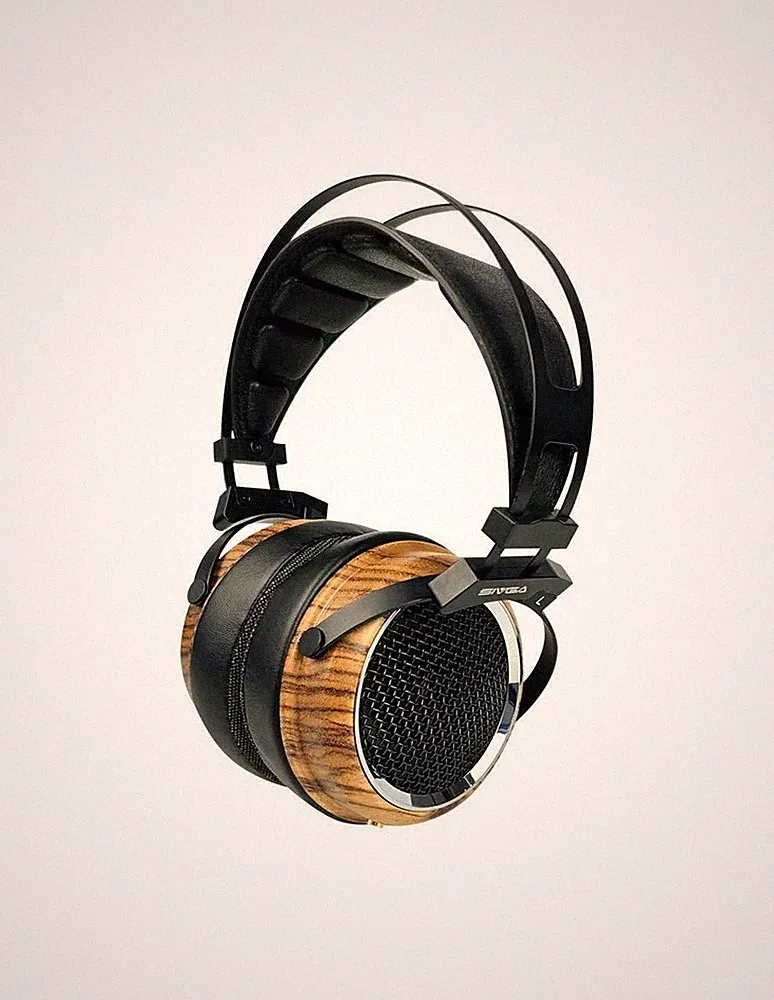 SIVGA Phoenix 50 mm Polycarbonatfolie Zebrano HiFi Kopfhörer