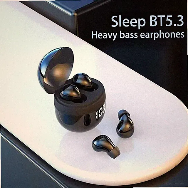 SK18 Mini Bluetooth 5.3 Kopfhörer Unsichtbar In-Ear Schlafkopfhörer TWS Mikro