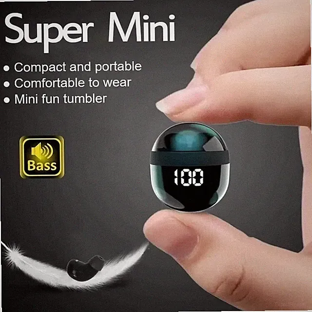 SK18 Mini Unsichtbare Kopfhörer Kabellose Kopfhörer Bluetooth 5.3 Schlafkopfhörer