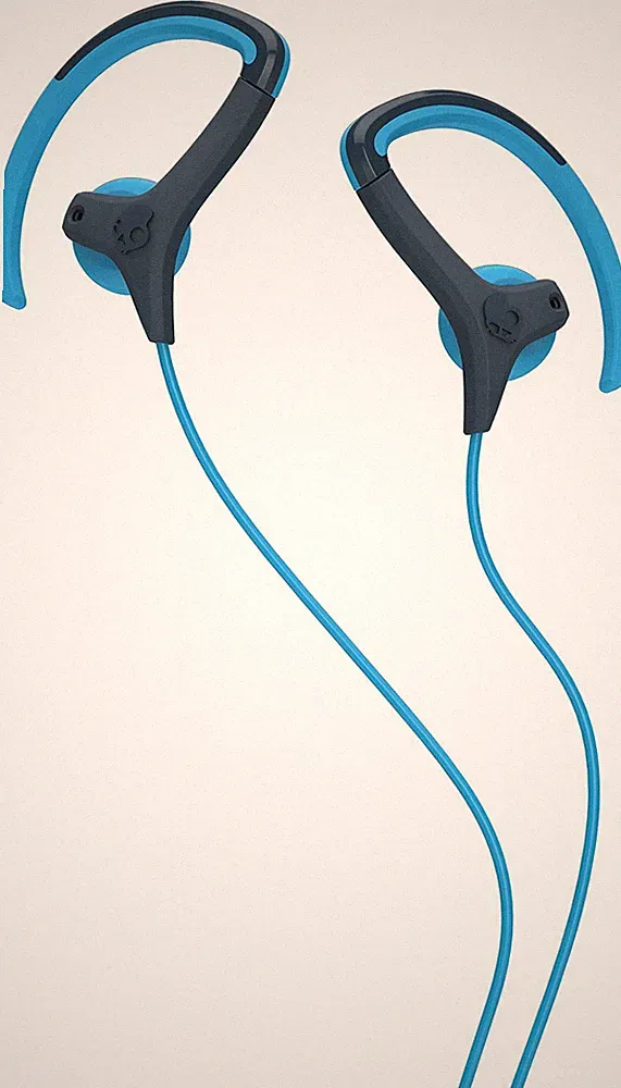Skullcandy Chops Bud Aufhänger In-Ear Sport Kopfhörer gelb Pflaume marineblau