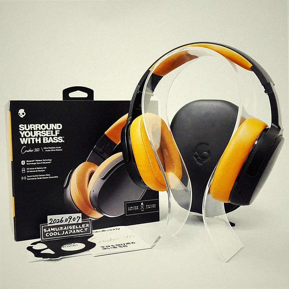 SKULLCANDY CRUSHER 360 S6MBW-J373 Kopfhörer Schwarz Hellbraun Limited...