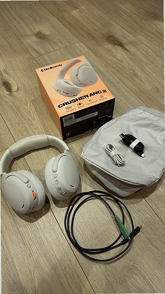 Skullcandy Crusher ANC 2 Wireless Bluetooth Over-Ear-Kopfhörer weiß
