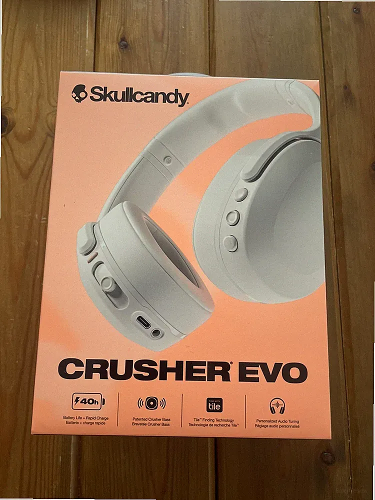 Skullcandy Crusher Evo Wireless Bluetooth Kopfhörer Knochen/Weiß