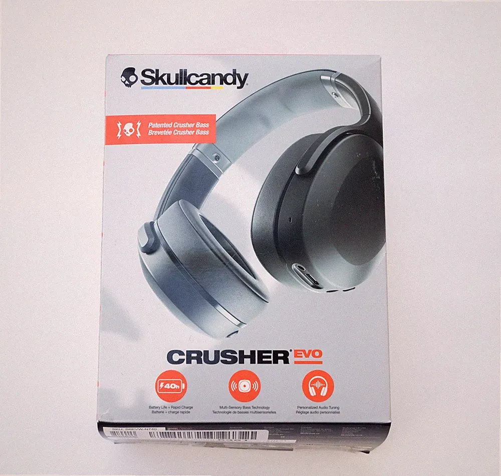 Skullcandy Crusher Evo Wireless Bluetooth Kopfhörer Over-Ear Bass Schwarz
