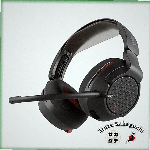 Skullcandy Crusher PLYR 720 Open-Back Wireless & Wired Gaming Headset Digi-Black