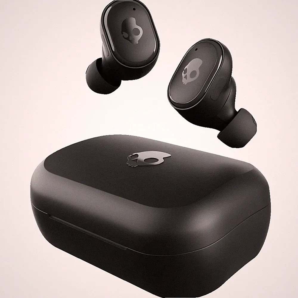 Skullcandy Grind Kabelloser In-Ear Kopfhörer, 40 Std. Akkulaufzeit, Skull-iQ