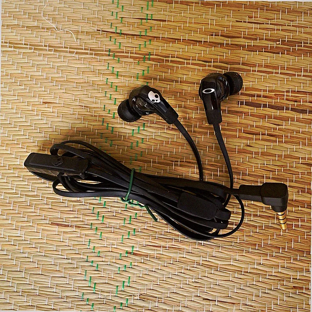 Skullcandy In-Ear Kopfhörer kabelgebunden 3,5mm Schwarz (Doppelt) mit Mikro