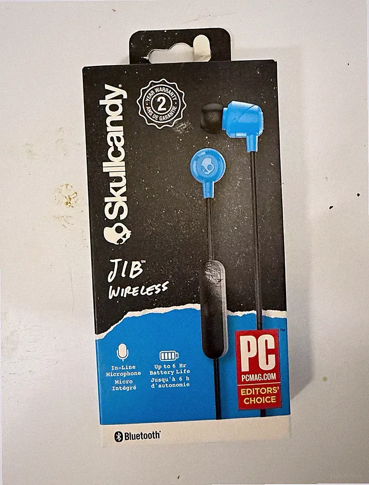 Skullcandy Jib Wireless In-Ear-Kopfhörer Bluetooth mit Mikrofon Blau/Schwarz