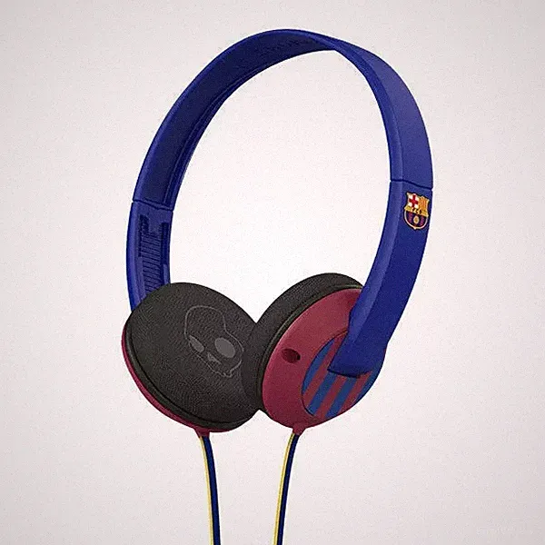SKULLCANDY Kopfhörer Uprock Fc Barcelona - mit Mikrofon - blau und rot - neu