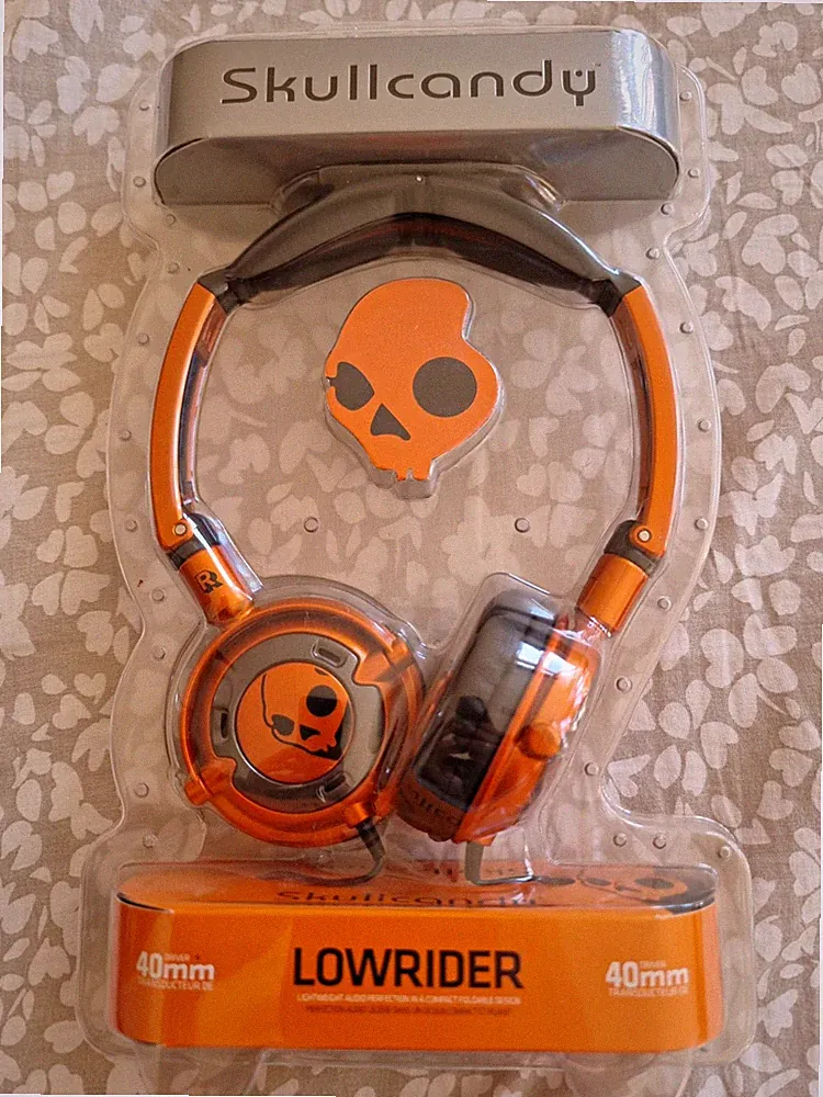 Skullcandy Lowrider On-Ear Kopfhörer Kopfbügel 40 mm Stereo 3,5 mm Orange/Grau