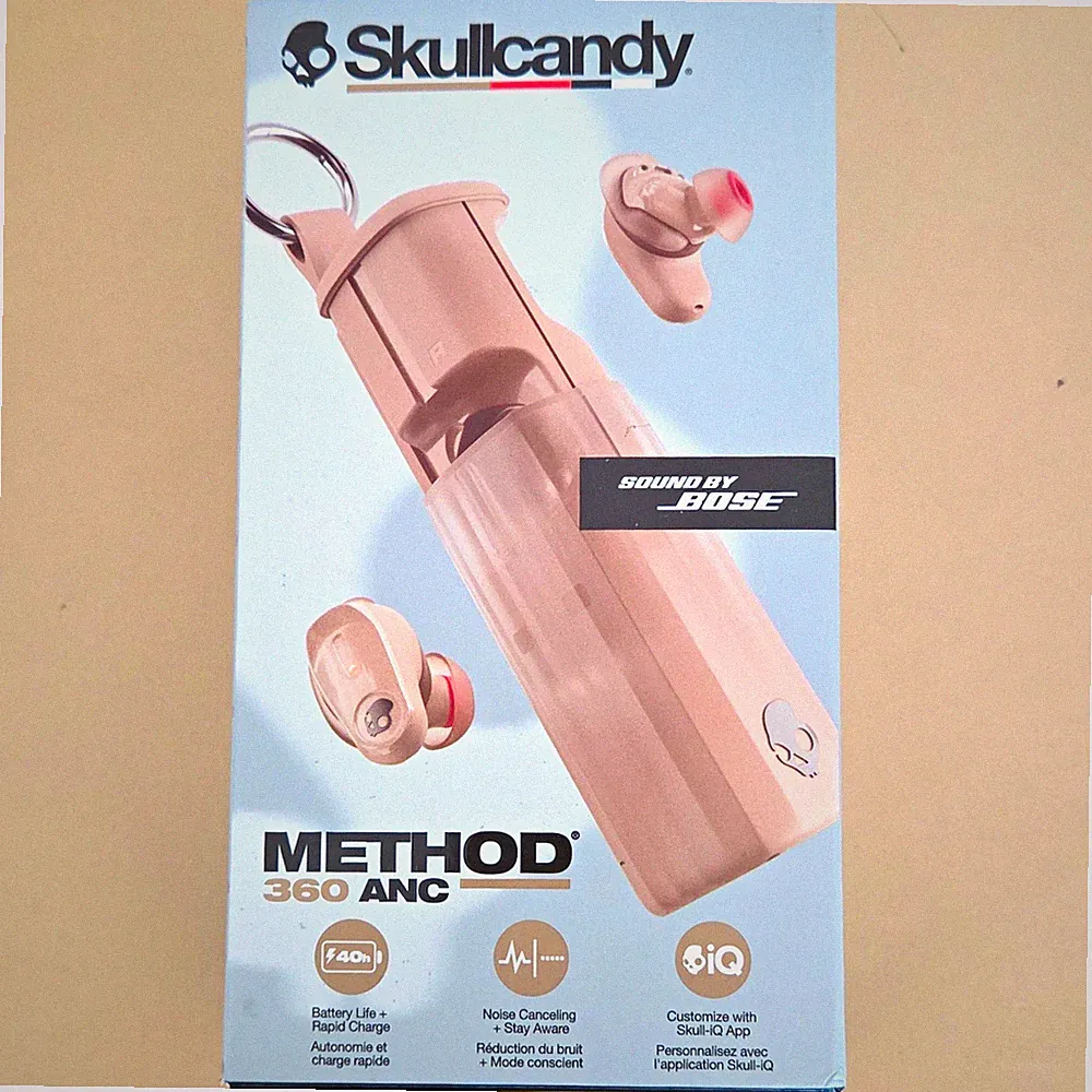 Skullcandy Method 360 ANC In-Ear-Kopfhörer Bluetooth Rosa Ladeetui