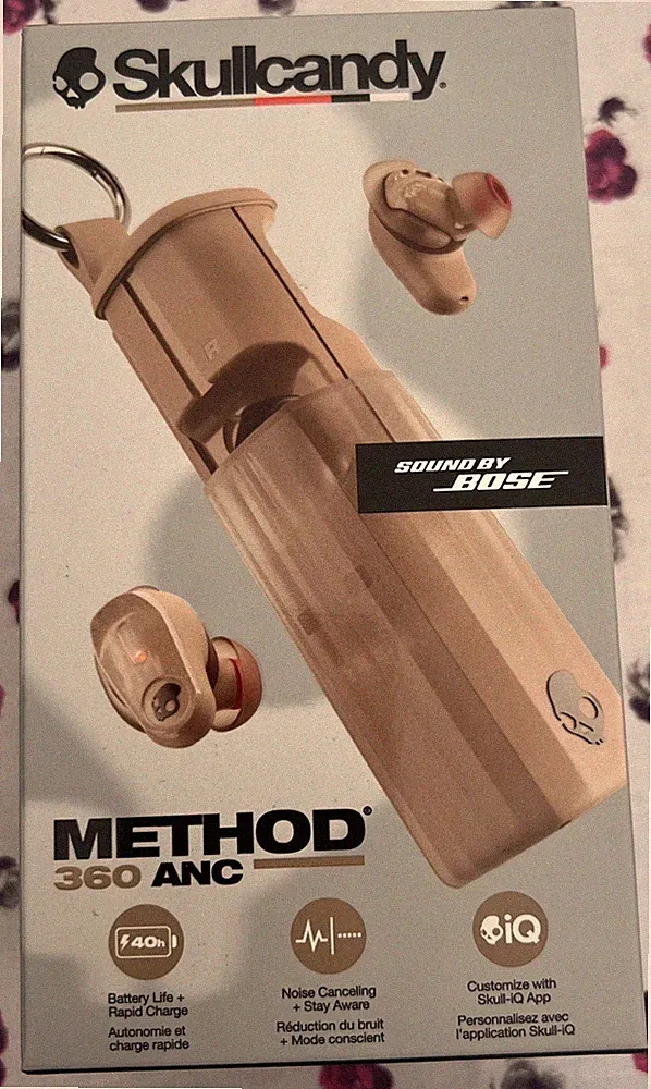 Skullcandy Method 360 ANC Wireless Earbuds, Sound by Bose, Bluetooth Kopfhörer