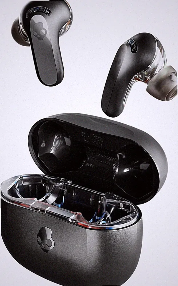 Skullcandy Rail ANC Wireless-Kopfhörer mit Noise Cancelling - Schwarz
