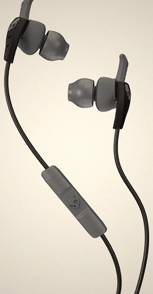 Skullcandy S2WIHX-448 XTplyo schweißresistentes In-Ear Sportmikrofon schwarz/grau