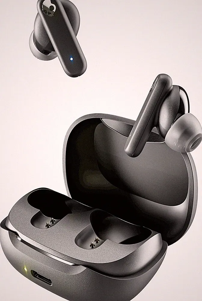 Skullcandy Smokin' Buds In-Ear Wireless-Kopfhörer, 20 Std. Akkulaufzeit, 50% nac