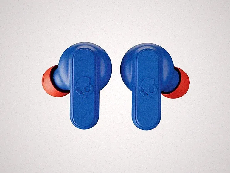 Skullcandy True Wireless In-Ear Kopfhörer Dime FanEdition Blau/Gelb
