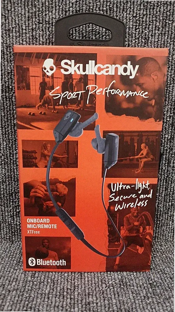 Skullcandy XTFree S2WUHW-448 Wireless Sport Ohrhörer Schwarz Top Zustand