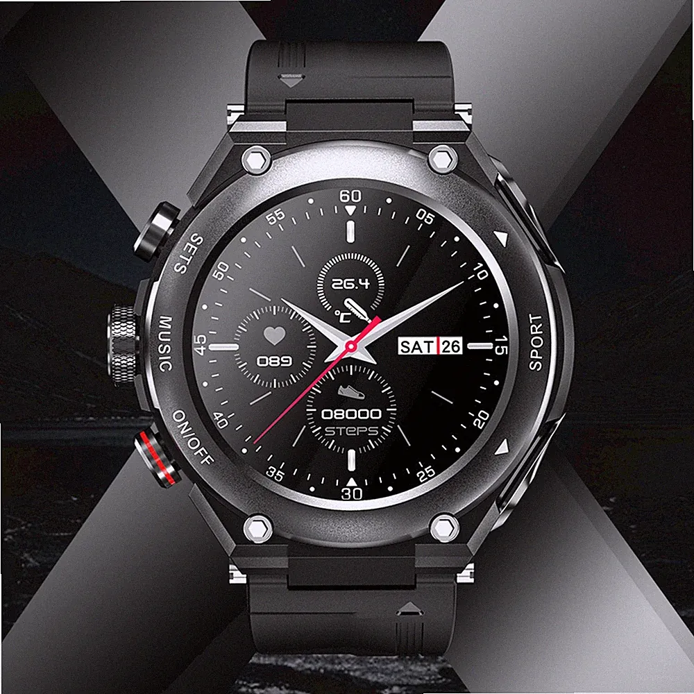 Smartwatch Mit Kabellosen Ohrhörern 2-in-1-Aktivitätsarmband Bluetooth-Kopfhörer