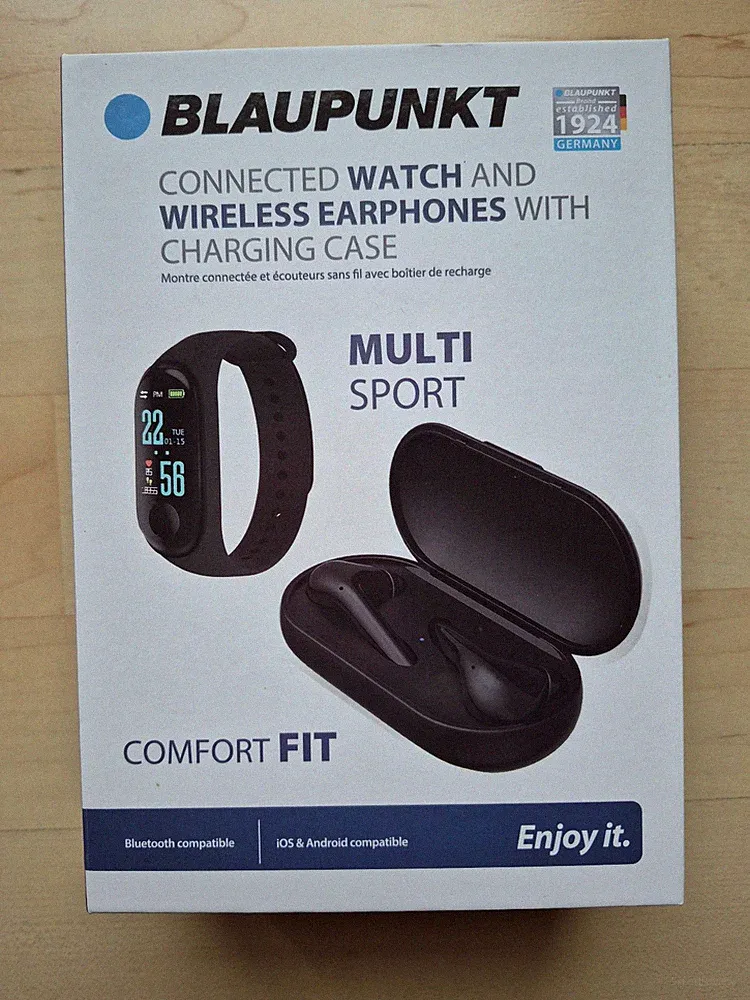 Smartwatch und Kopfhörer