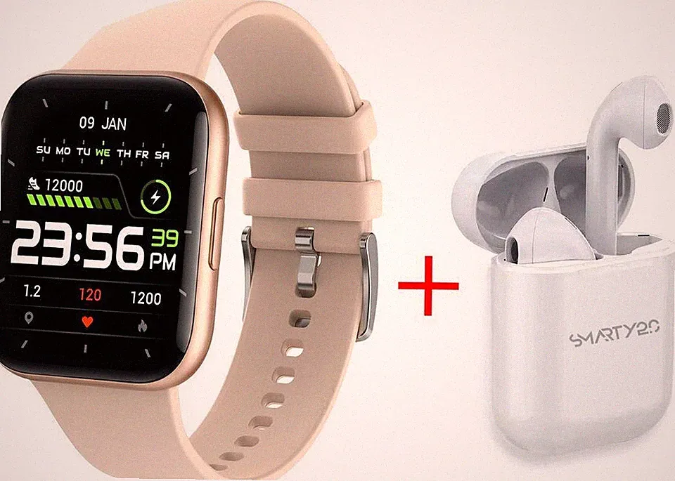 SMARTY 2.0 SW033C01 Smartwatch Set, inklusive Kopfhörer, limited Edition