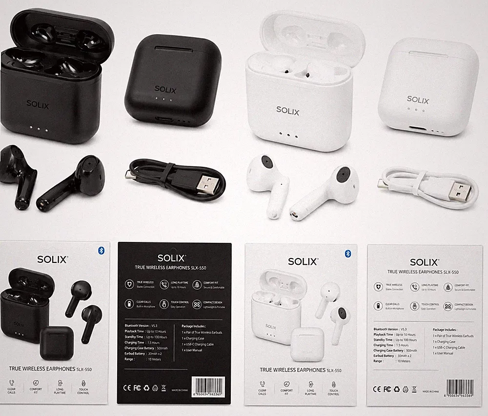 SOLIX SL300 True Wireless Bluetooth In-Ear Kopfhörer – Neu