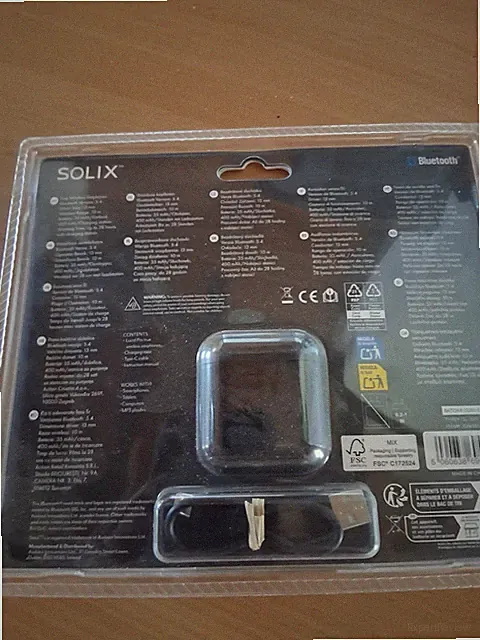 Solix True Wireless Earphones SL300 Bluetooth In Ear Kopfhhörer Neu