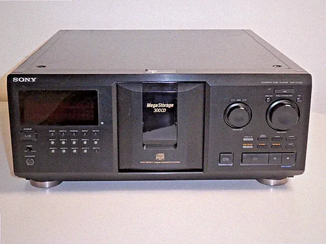 Sony CDP-CX335 Mega Storage 300fach CD-Wechsler, Laser NEU, 2 Jahre Garantie