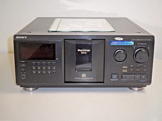 Sony CDP-CX335 Mega Storage 300fach CD-Wechsler, Laser NEU, BDA 2 Jahre Garantie