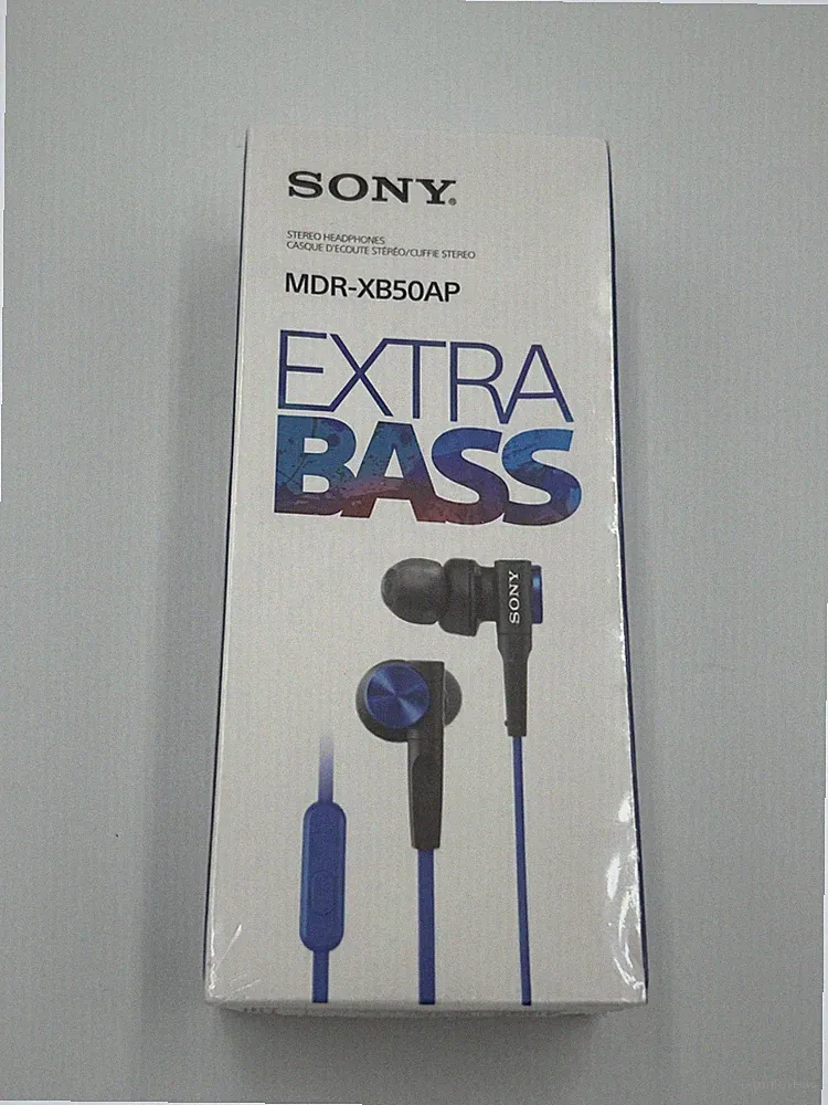 Sony Extra Bass In Ear Kabelgebundene Kopfhörer - Blau (MDR-XB50AP) Versiegelt