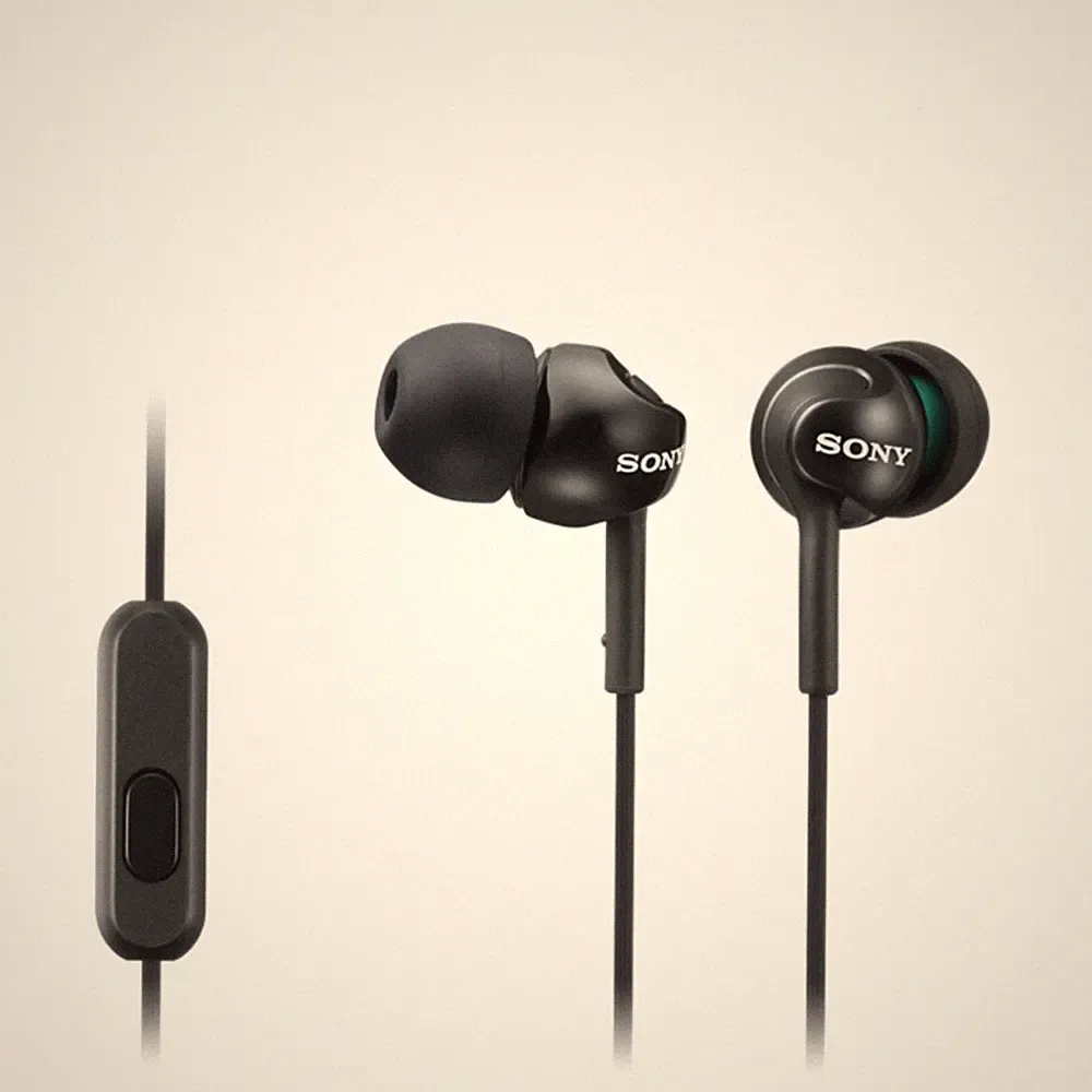 Sony In-Ear-Kopfhörer MDR-EX110APB Schwarz 9mm Neodym Mikrofon Fernbedienung