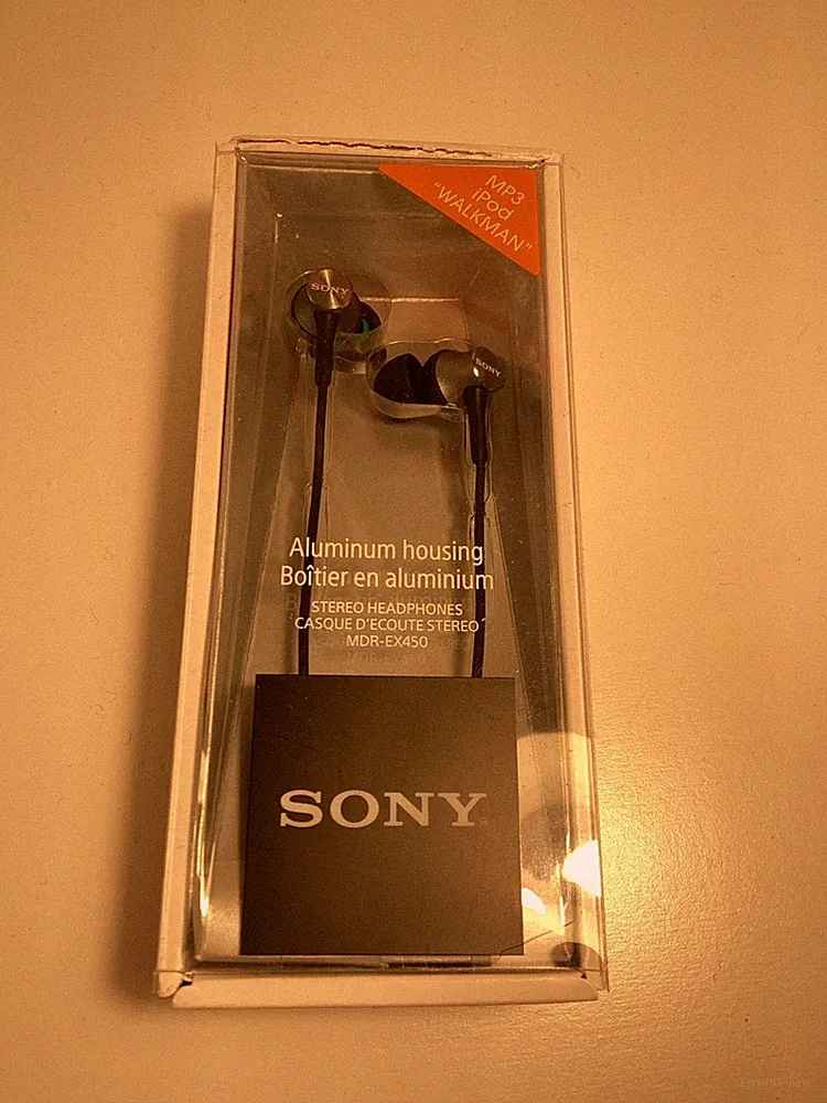 Sony In-Ear Kopfhörer MDR-EX450 New Old Stock Neu und Unbenutzt Walkman Sony
