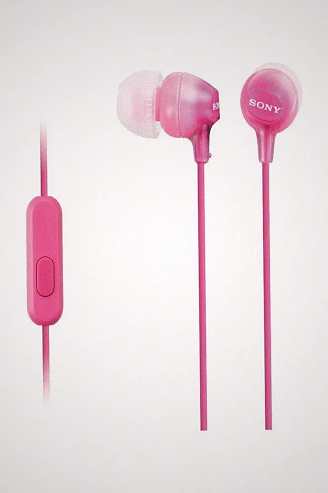 SONY In-Ear Kopfhörer mit Fernbedienung MDR-EX15APW 100 dB/mW Pink NEU OVP