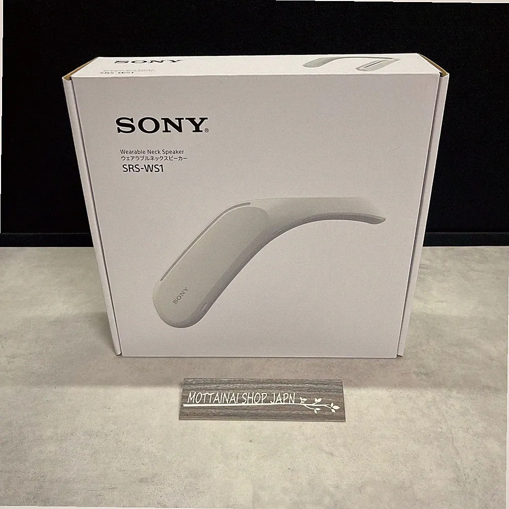 SONY Japan tragbarer Nackenlautsprecher SRS-WS1 für TV Game Film mit Vibratio...