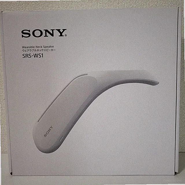 SONY Japan Tragbarer Nackenlautsprecher SRS-WS1 für TV, Spiele, Filme mit...