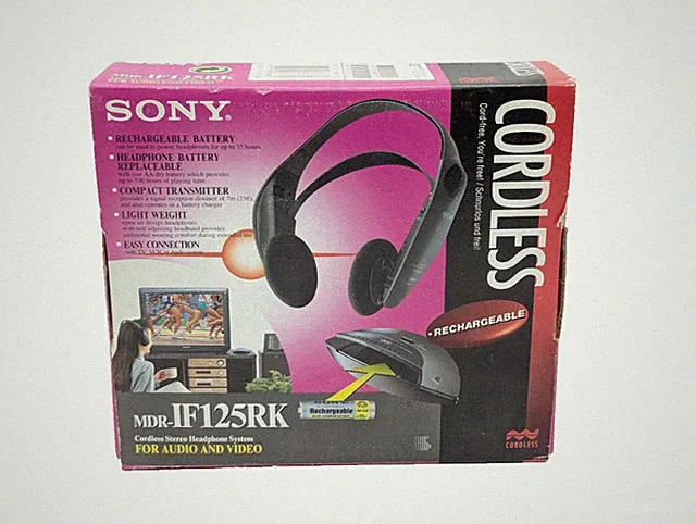 Sony Kopfhöhrer Infrarot Kabellose MDR IF125RK Neuwertig unbenutzt OVP