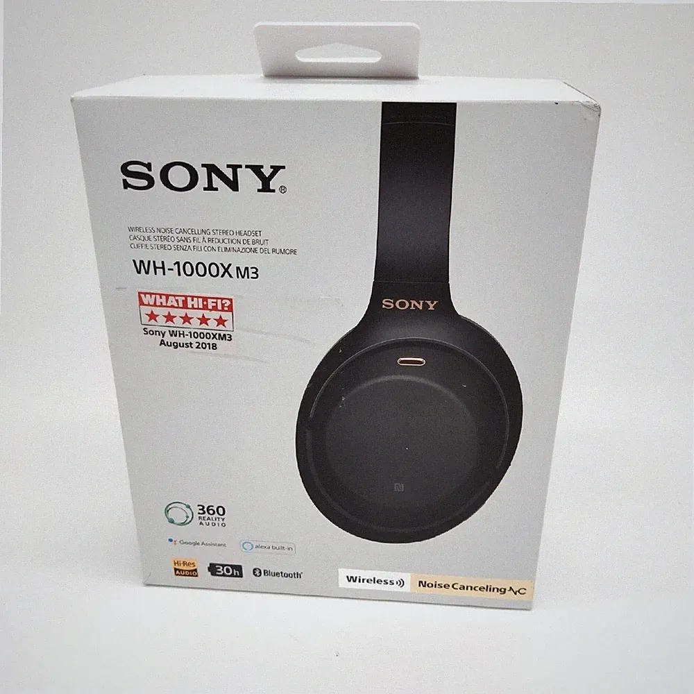 Sony Kopfhörer kabelloser Bluetooth Kopfhörer Noise Cancelling WH 1000XM3