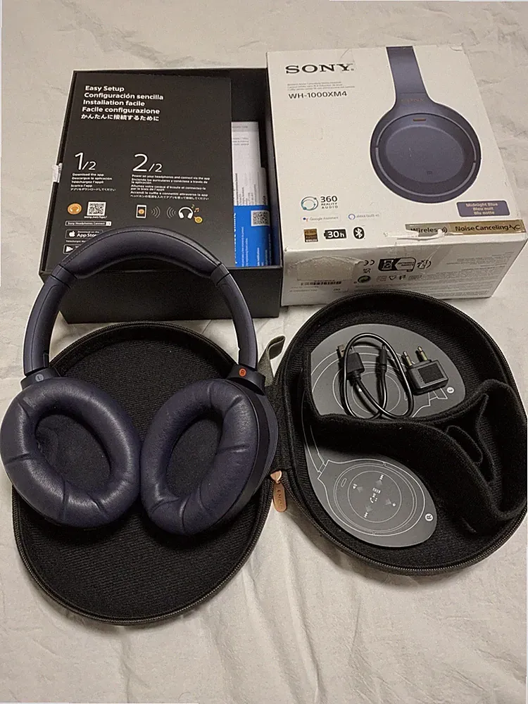 Sony Kopfhörer WH-1000XM4 Blau