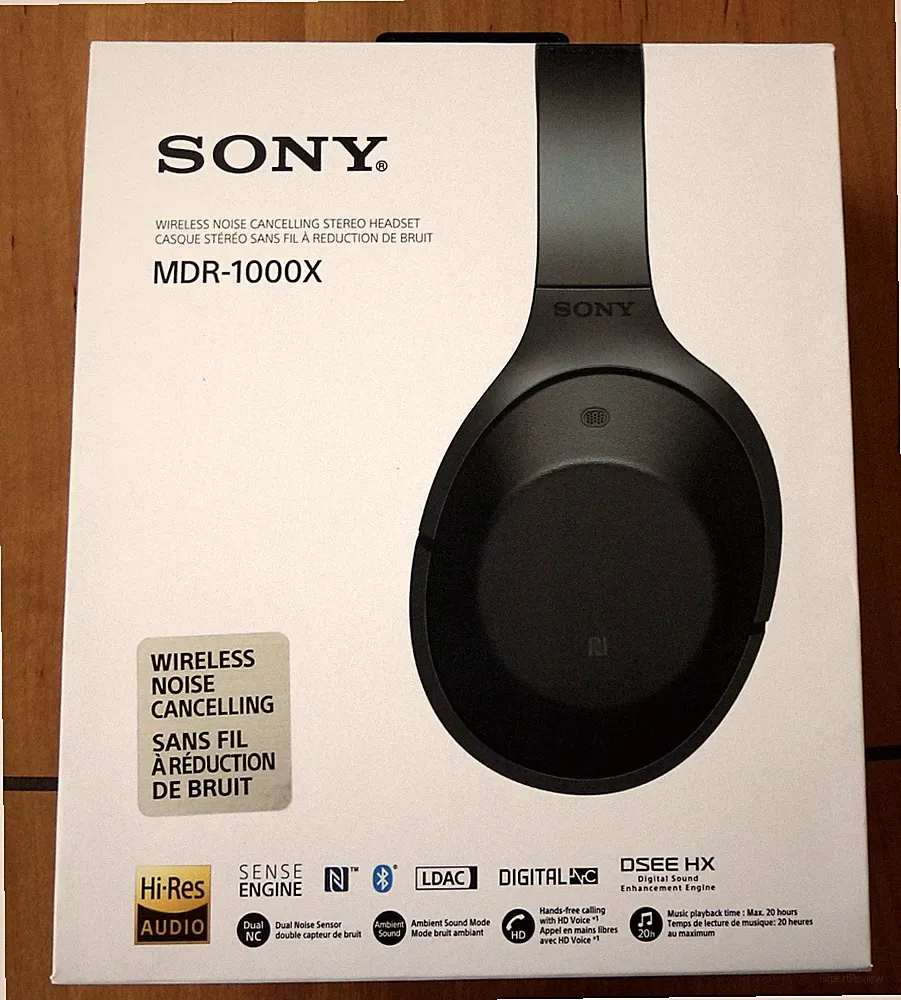 Sony MDR-1000X Over Ear Bluetooth Kopfhörer kabellos Noise Cancelling Schwarz