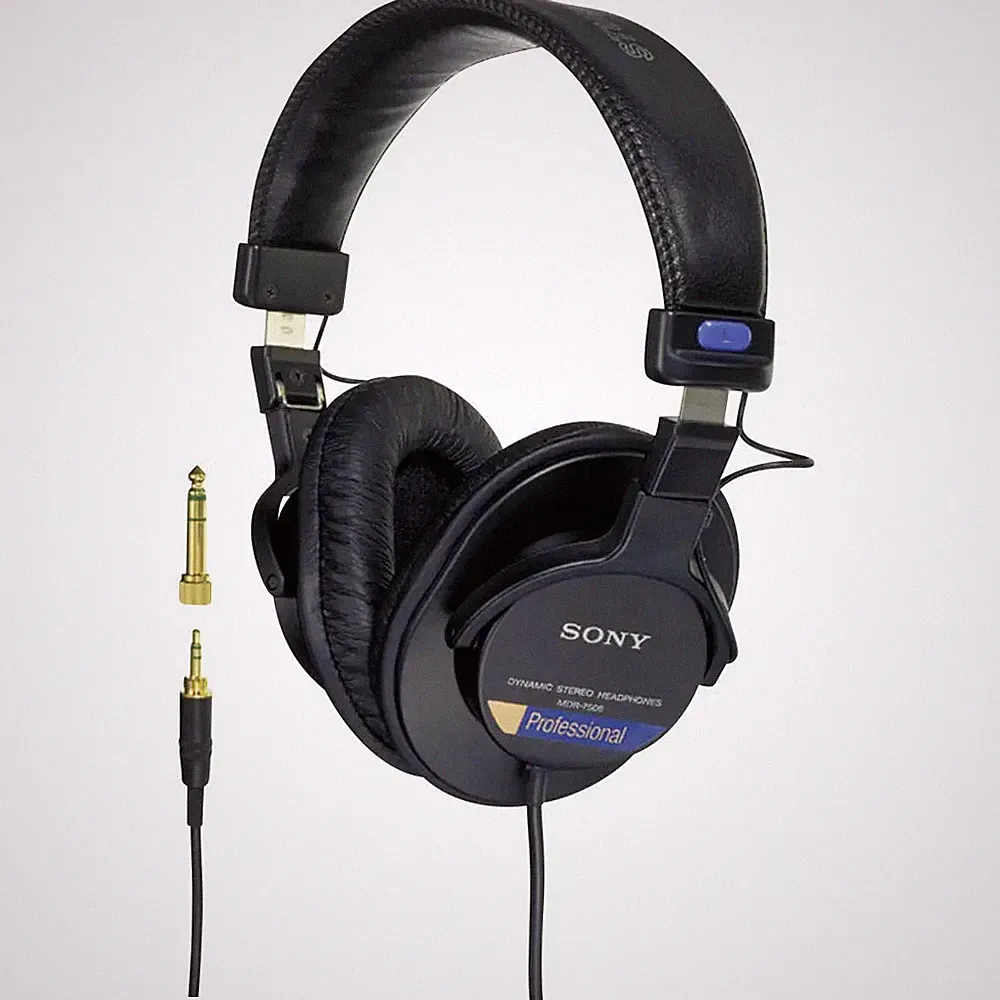 Sony MDR-7506 Over Ear Kopfhörer kabelgebunden Schwarz Studio