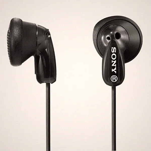 Sony MDR-E9LP In-Ear In-Ohr Kopfhörer 1,2m Kabel, Neodym-Magnet Schwarz NEU&OVP
