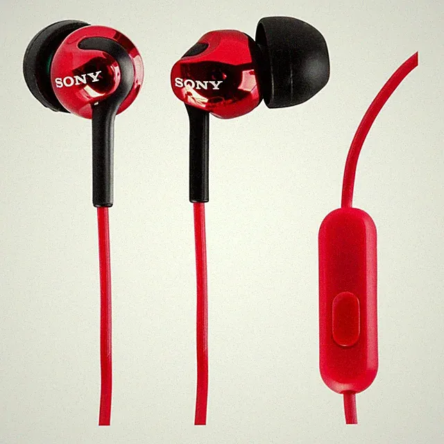 Sony MDR-EX110APR In-Ear-Kopfhörer rot Kabelgebunden 1,2m