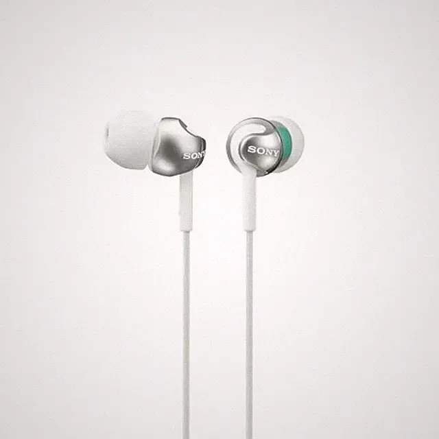 Sony MDR-EX110APW In-Ear-Kopfhörer weiß, kabelgebunden, 3,5 mm Stecker