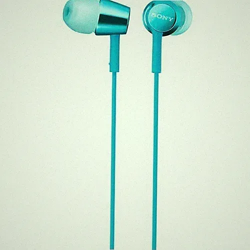 Sony MDR-EX155AP L Kabelgebundene In-Ear-Kopfhörer 3,5 mm Hellblau Japan...