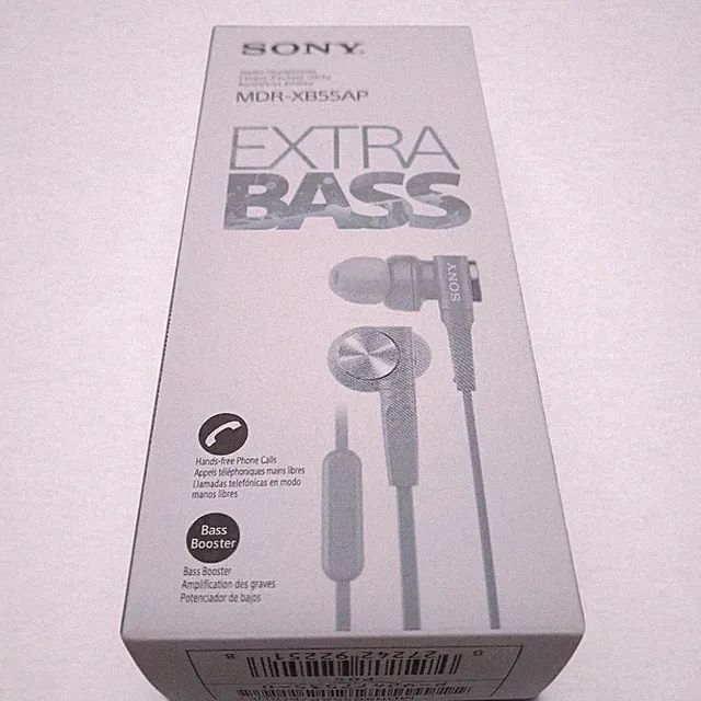 Sony MDR-XB55AP Extra Bass Kabelgebunden In-Ear Ohrhörer Doppel Mikrofon Grau...