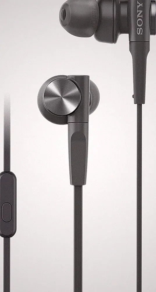 Sony MDR-XB55AP In-Ear-Kopfhörer (Extrabass, Mikrofon) Schwarz, Normal